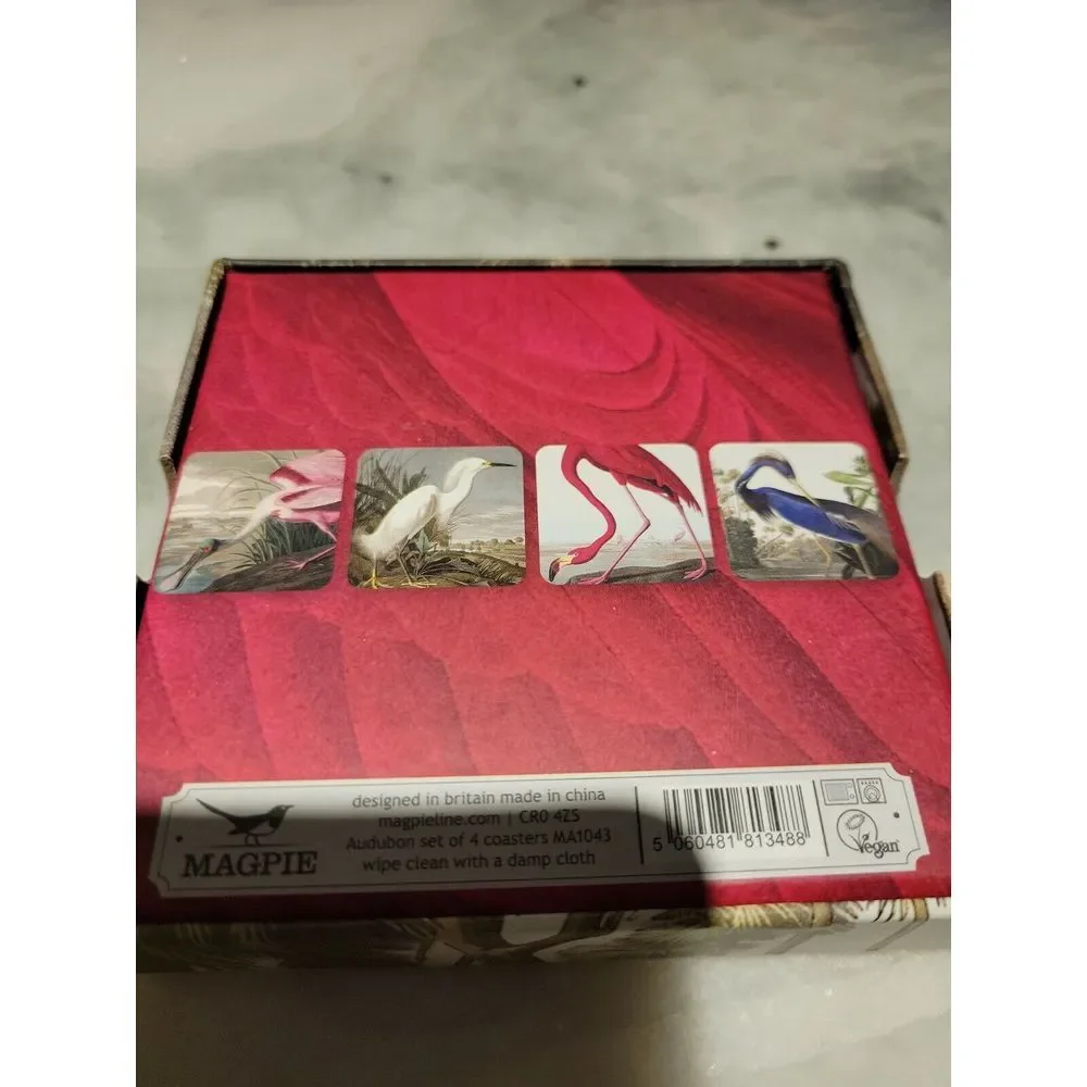 Magpie‎ Bird Coasters